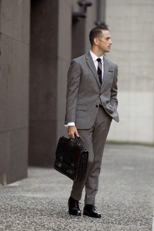 The Grey Tweed Suit He Spoke Style