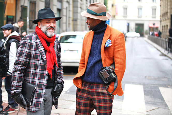 Image result for mens tartan trend street style fall 2016