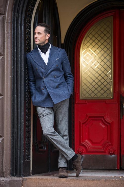 How To Wear a Turtleneck Under a Shirt He Spoke Style