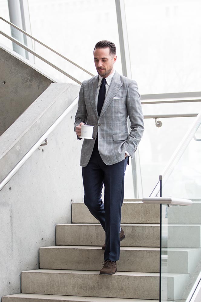 grey shoes business casual