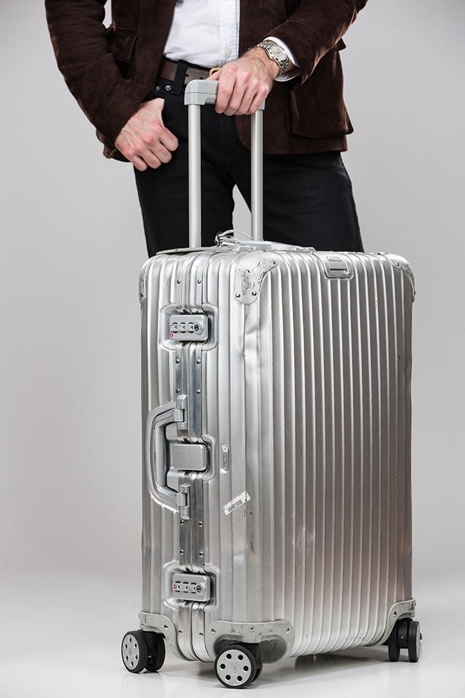 rimowa metal luggage