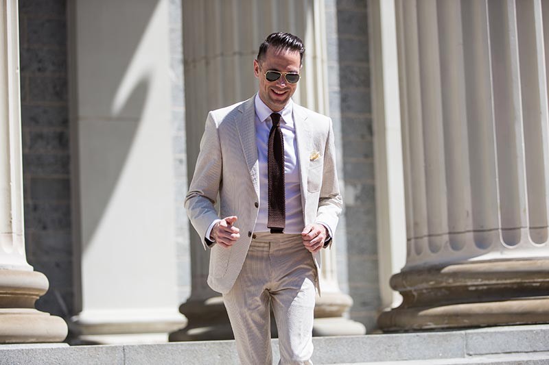 Dapper Spring Wedding Style: Seersucker Suit - He Spoke Style