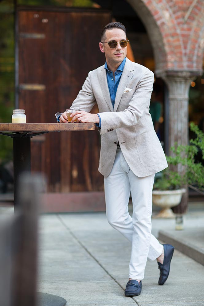 8 Ways To Wear White Jeans This Spring - He Spoke Style