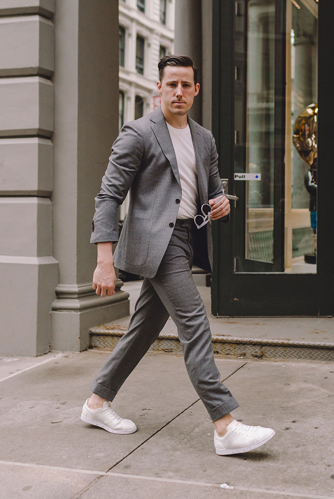 grey dress shoes mens outfit