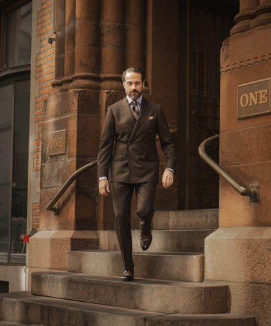 One Suit Five Ways The Versatile Navy Hopsack Suit He Spoke Style