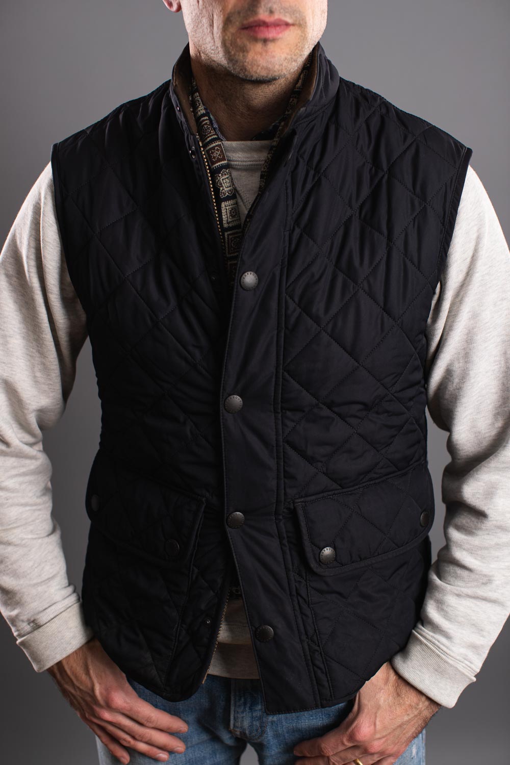 howtostylebarbourquiltedvestmensweekendoutfitidea2022 He