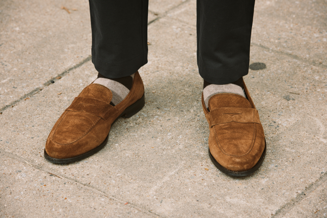 Step Into Spring with Suede Shoes - He Spoke Style