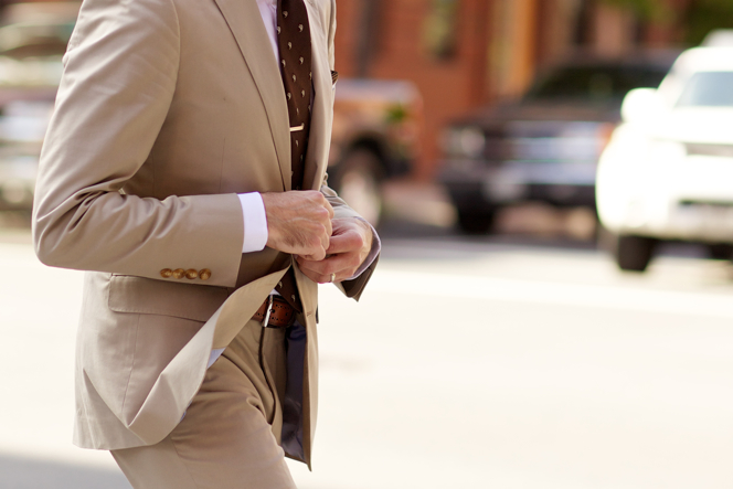 Essential Khaki Suit - He Spoke Style