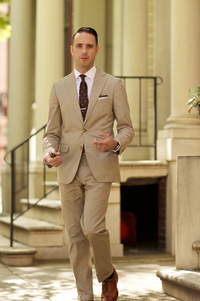 Essential Khaki Suit - He Spoke Style