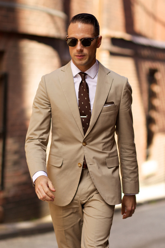 The Essential Khaki Suit, Part 1 - He Spoke Style