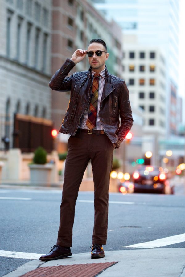Oxblood Leather Jacket | He Spoke Style - Sleek Black Oxblood Leather Ox
