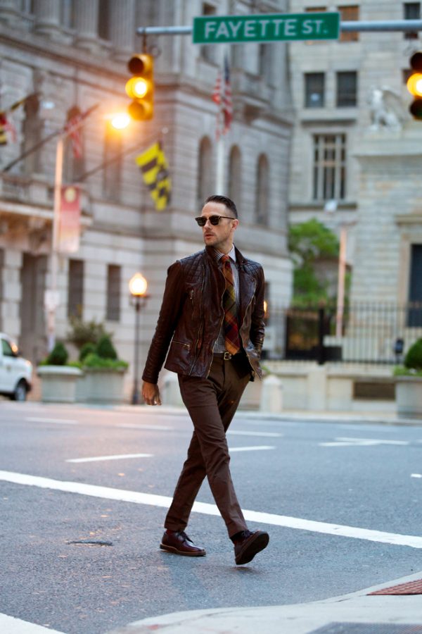 Oxblood Leather Jacket | He Spoke Style