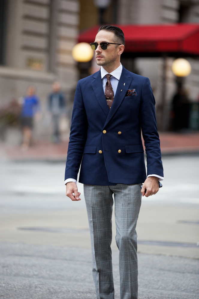 Plaid Suit, Pants Separate - He Spoke Style