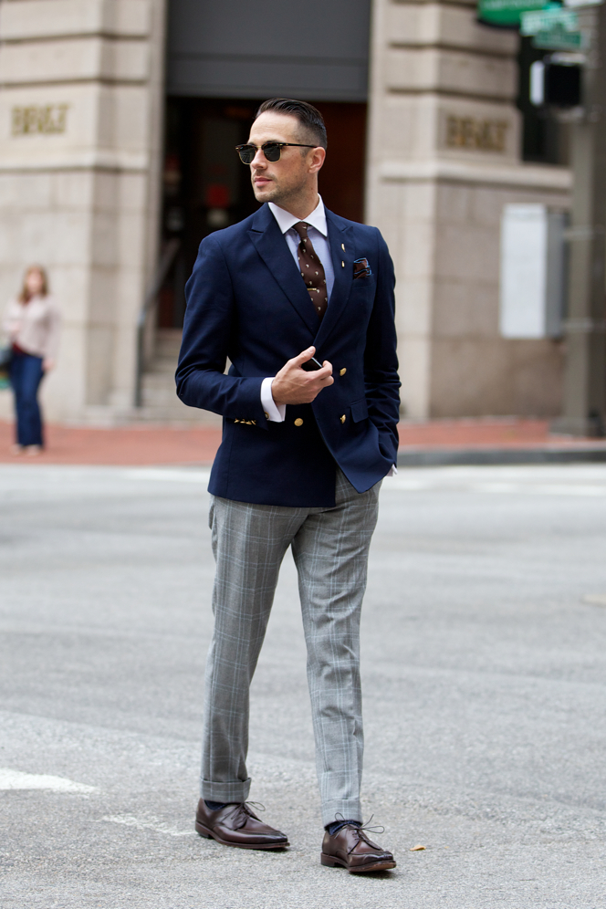 Plaid Suit, Pants Separate - He Spoke Style
