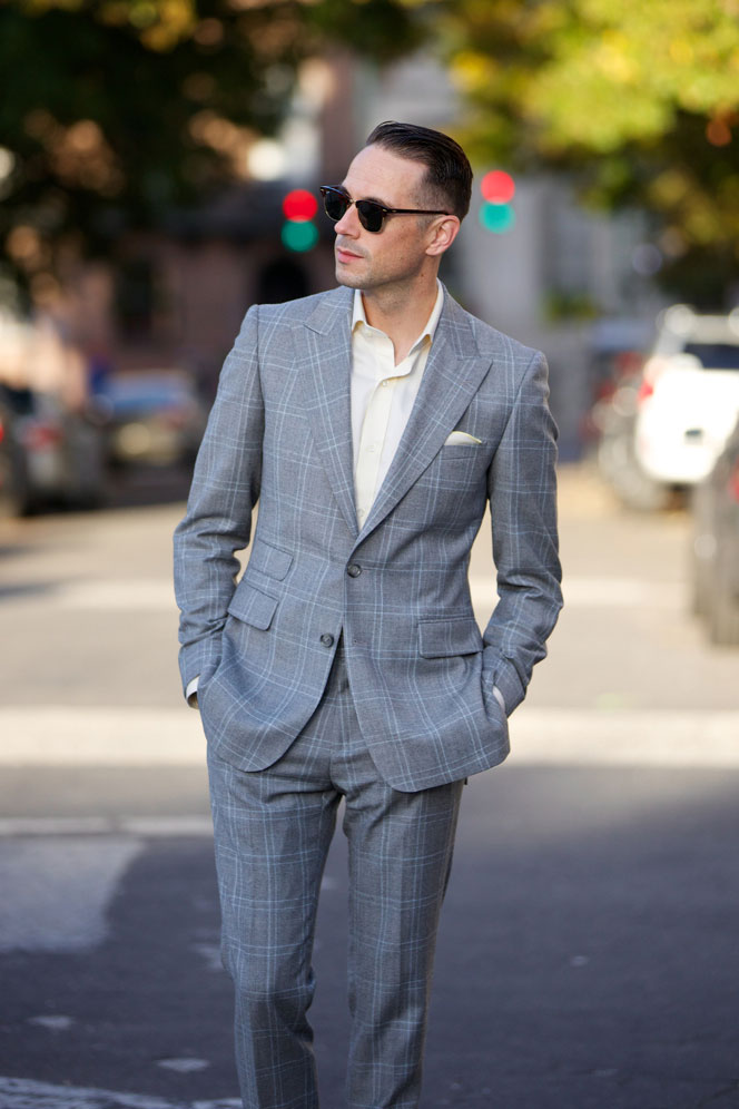 Plaid Suit Simple - He Spoke Style
