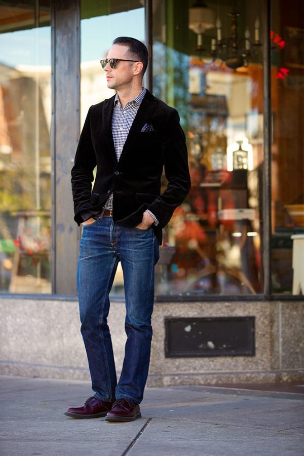 The Velvet Blazer: Around Town | He Spoke Style