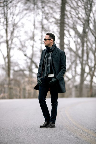 Wintry Mix - Dressing For Winter in Black and Grey - He Spoke Style