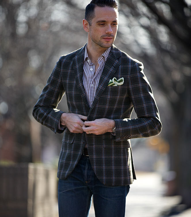 Plaid Sport Coat - He Spoke Style