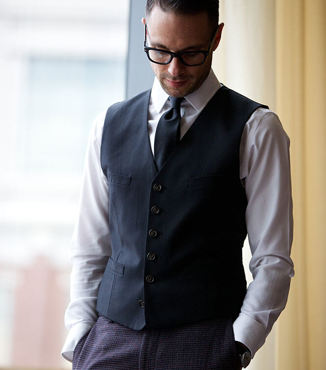 Black Waistcoat - He Spoke Style