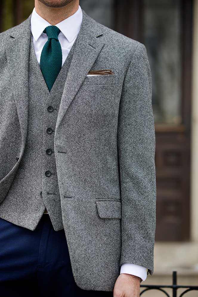 Tweed Blazer and Waistcoat - He Spoke Style