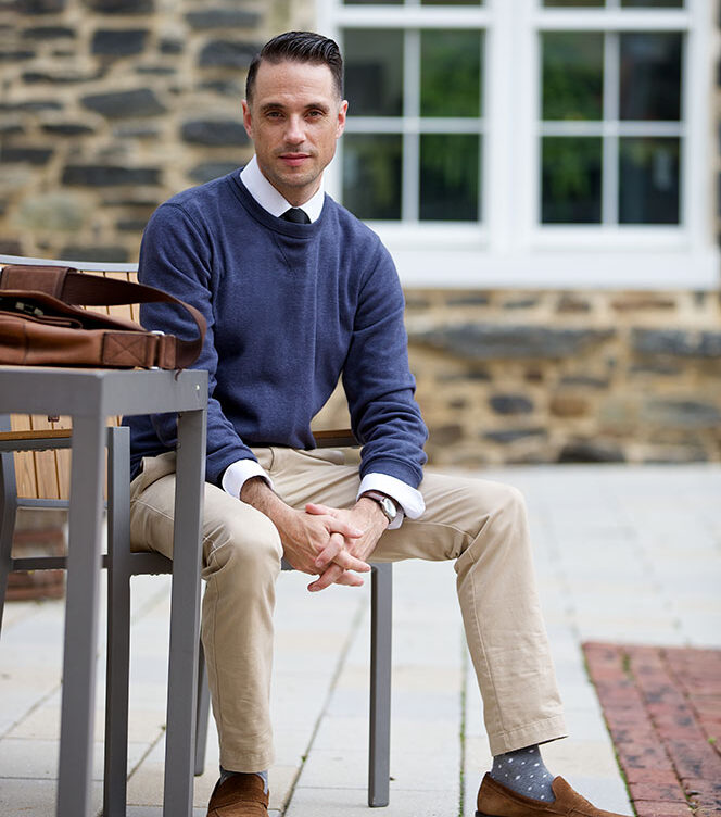 Blue Sweatshirt - He Spoke Style