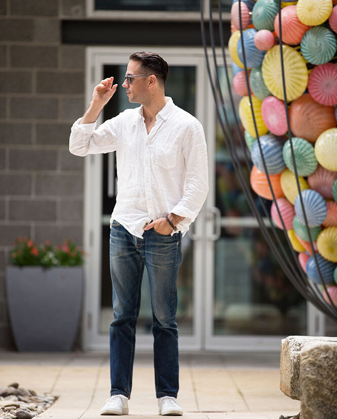 8 Ways To Wear White Jeans This Spring - He Spoke Style