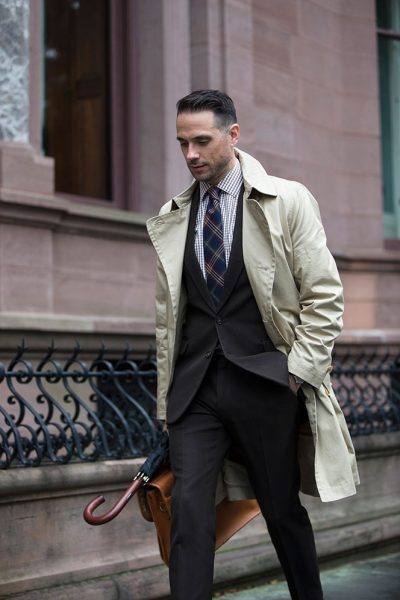 Menswear Classic: The Khaki Trench Coat - He Spoke Style