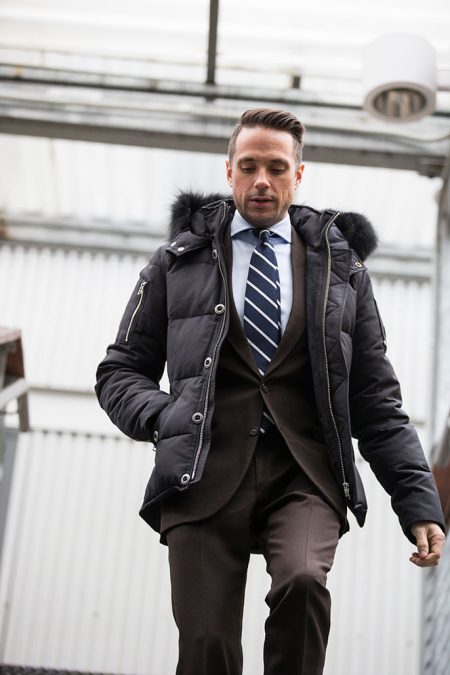 Brave the Cold with a Down Parka | He Spoke Style