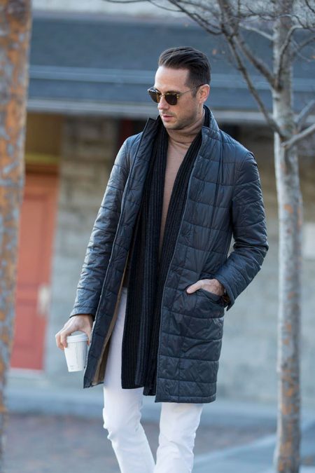 Quilted Topcoat: In Style, On Trend - He Spoke Style