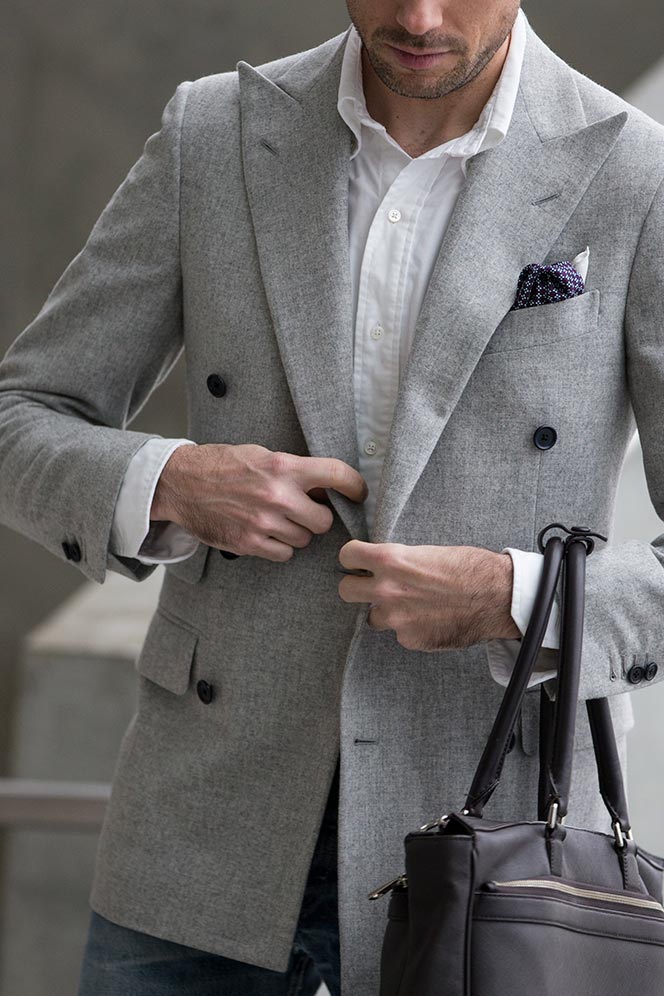 Casual Double Breasted Blazer - He Spoke Style