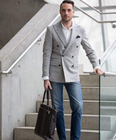 Casual Double Breasted Blazer - He Spoke Style