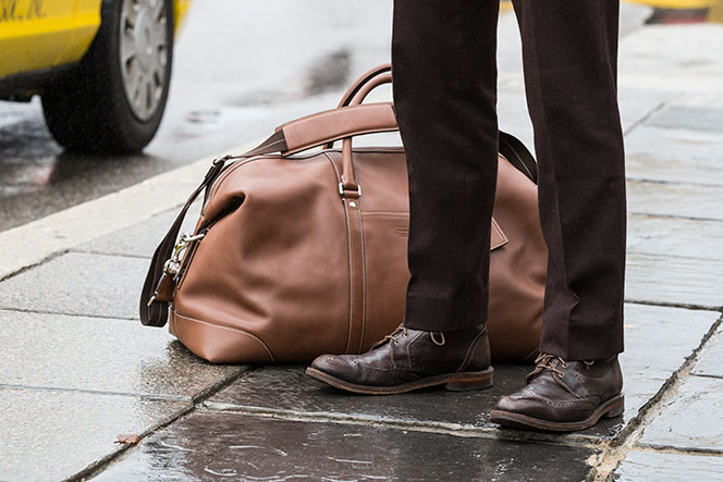Leather Travel Carry-On Duffle Bag - He Spoke Style