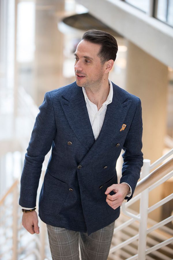 Everyday Dapper: Double-Breasted Blazer | He Spoke Style