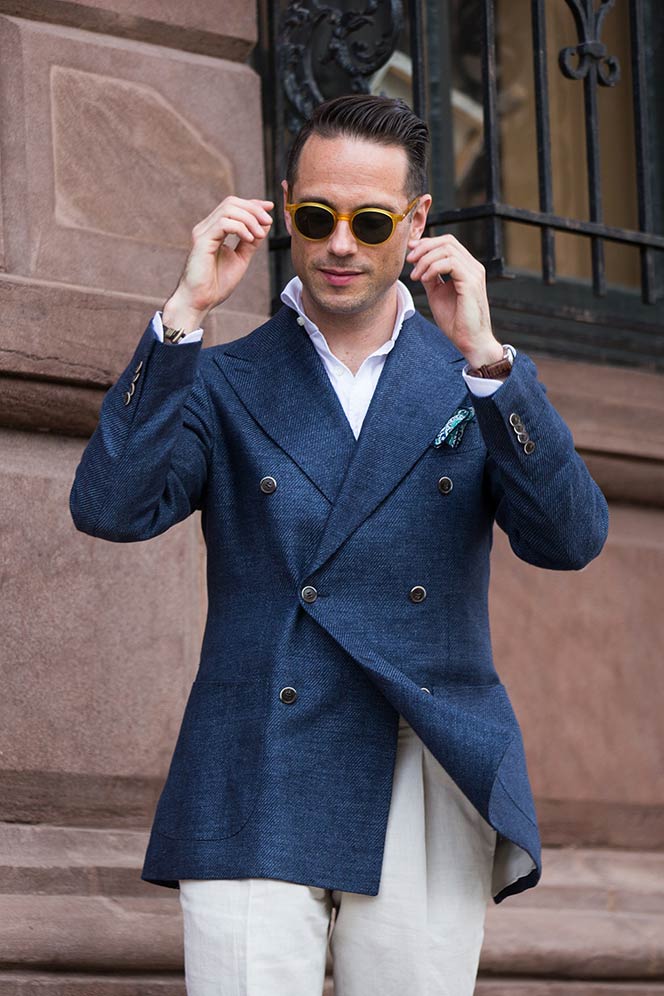 Suitsupply Blazer and Loafers - He Spoke Style