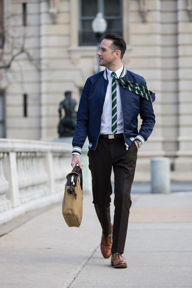 business casual men spring