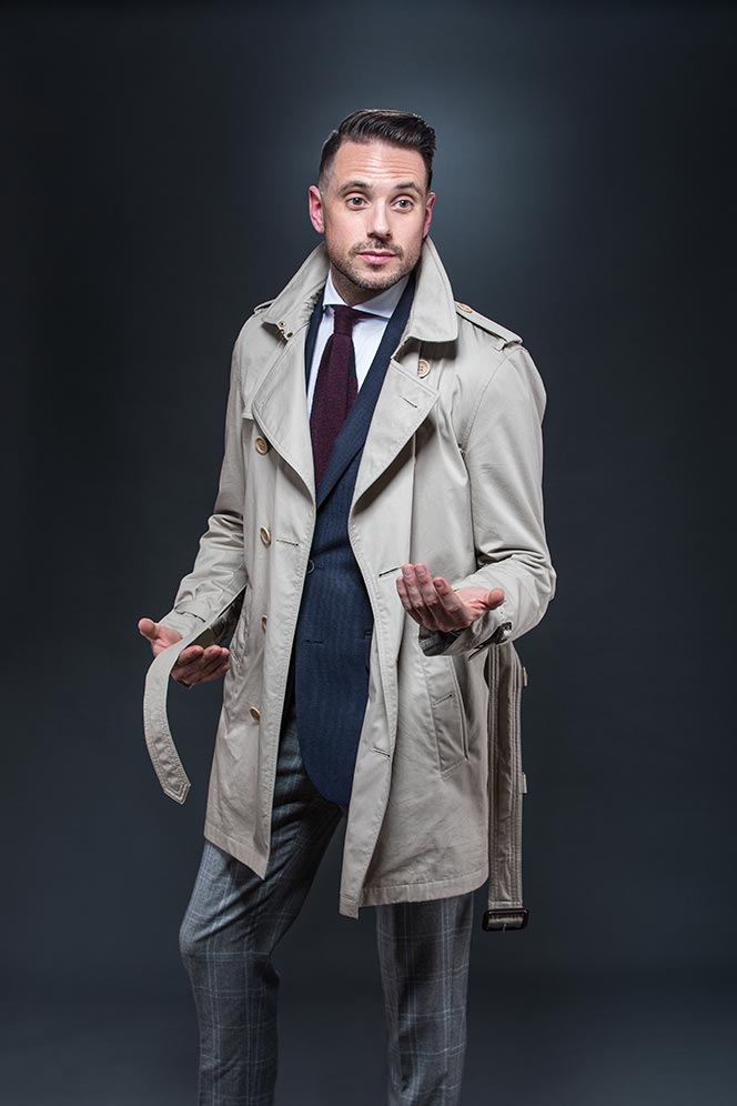 How To Belt a Trench Coat - He Spoke Style
