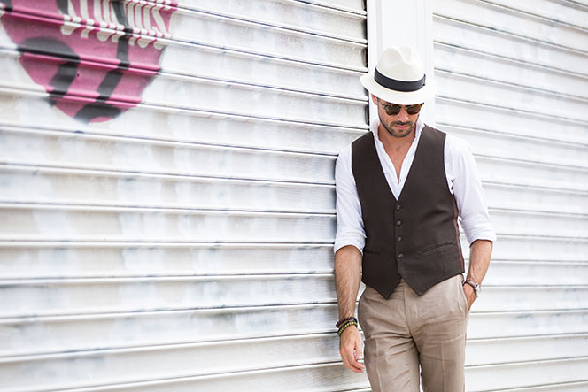 Waistcoat Panama Hat - He Spoke Style