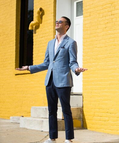 Saks Blazer Common Project Sneakers - He Spoke Style