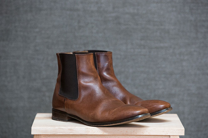Best Fall Boots for Men Brown Leather Chelsea Boot - He Spoke Style