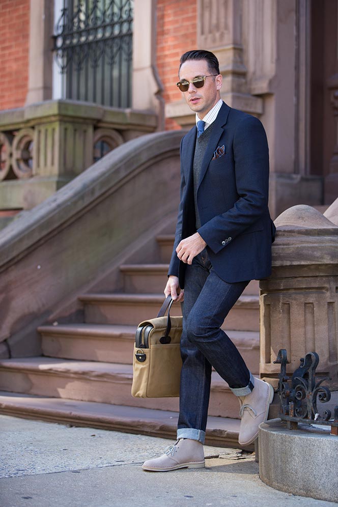 How To Wear Jeans with Boots for Fall - He Spoke Style
