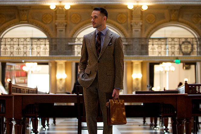 The Brown Tweed Suit, He Spoke Style