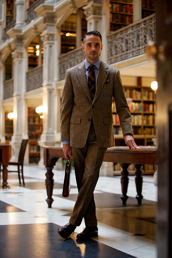 6 Ways to Wear a Brown Tweed Suit - He Spoke Style