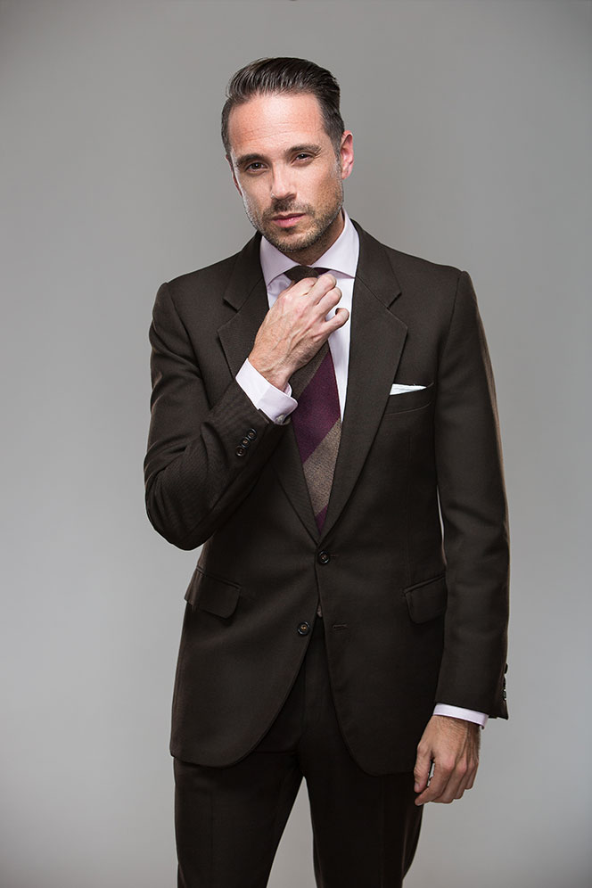 How To Button a Suit - Two Button Double-Breasted Suit - He Spoke Style