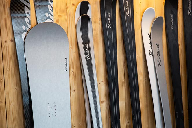 Radical Sports Zurich Switzerland Carbon Fiber Snowboards and Skis - He Spoke Style