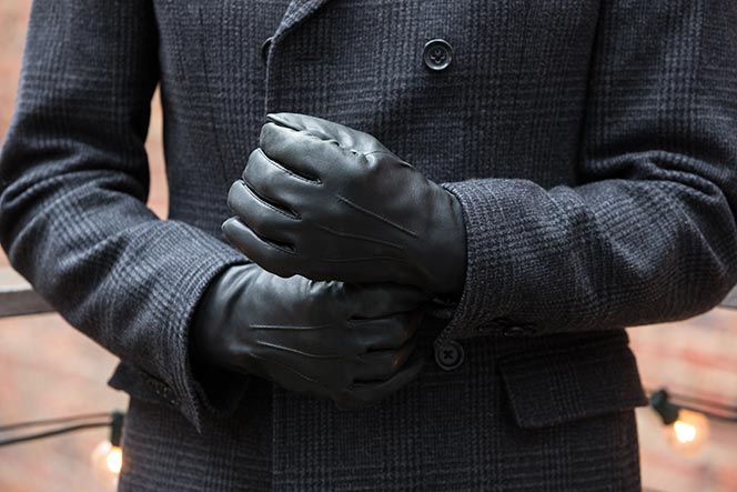 formal leather gloves