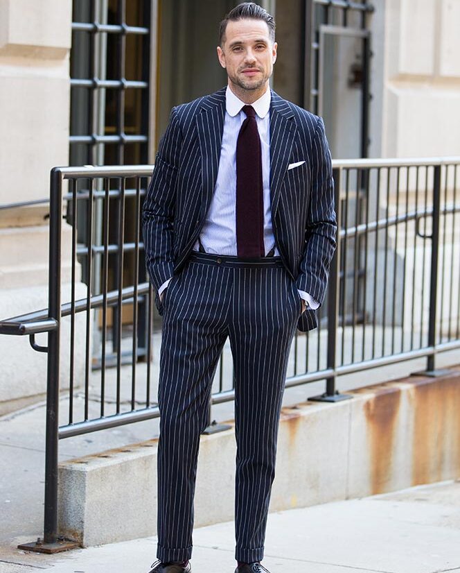 How to Wear a Pinstripe Suit
