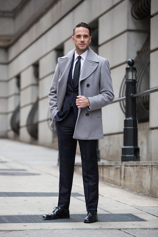 Dark Navy Suit: Classic Business Outfit Idea - He Spoke Style