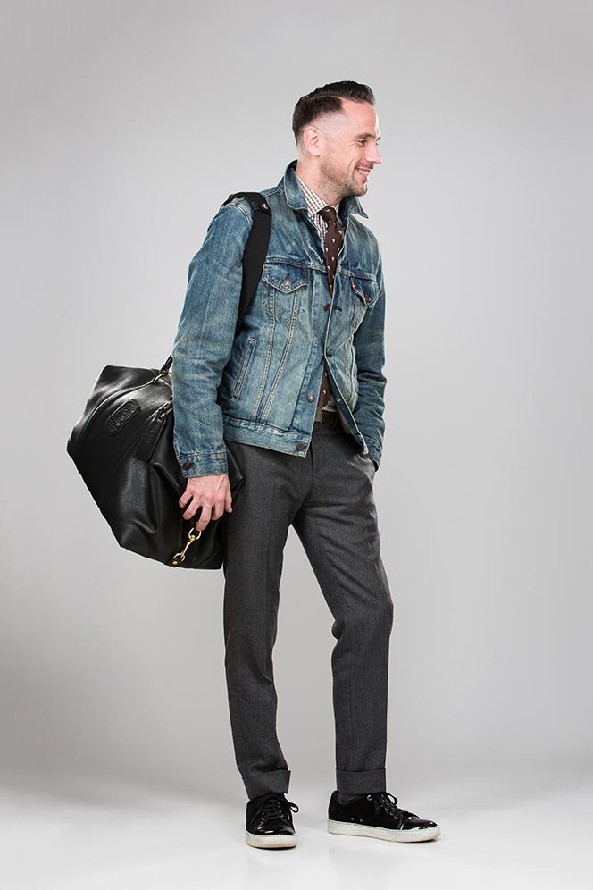 leather duffle bag stylish travel bags men