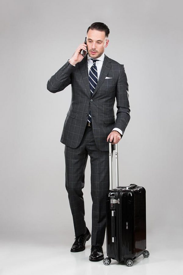 travel carry on with suit