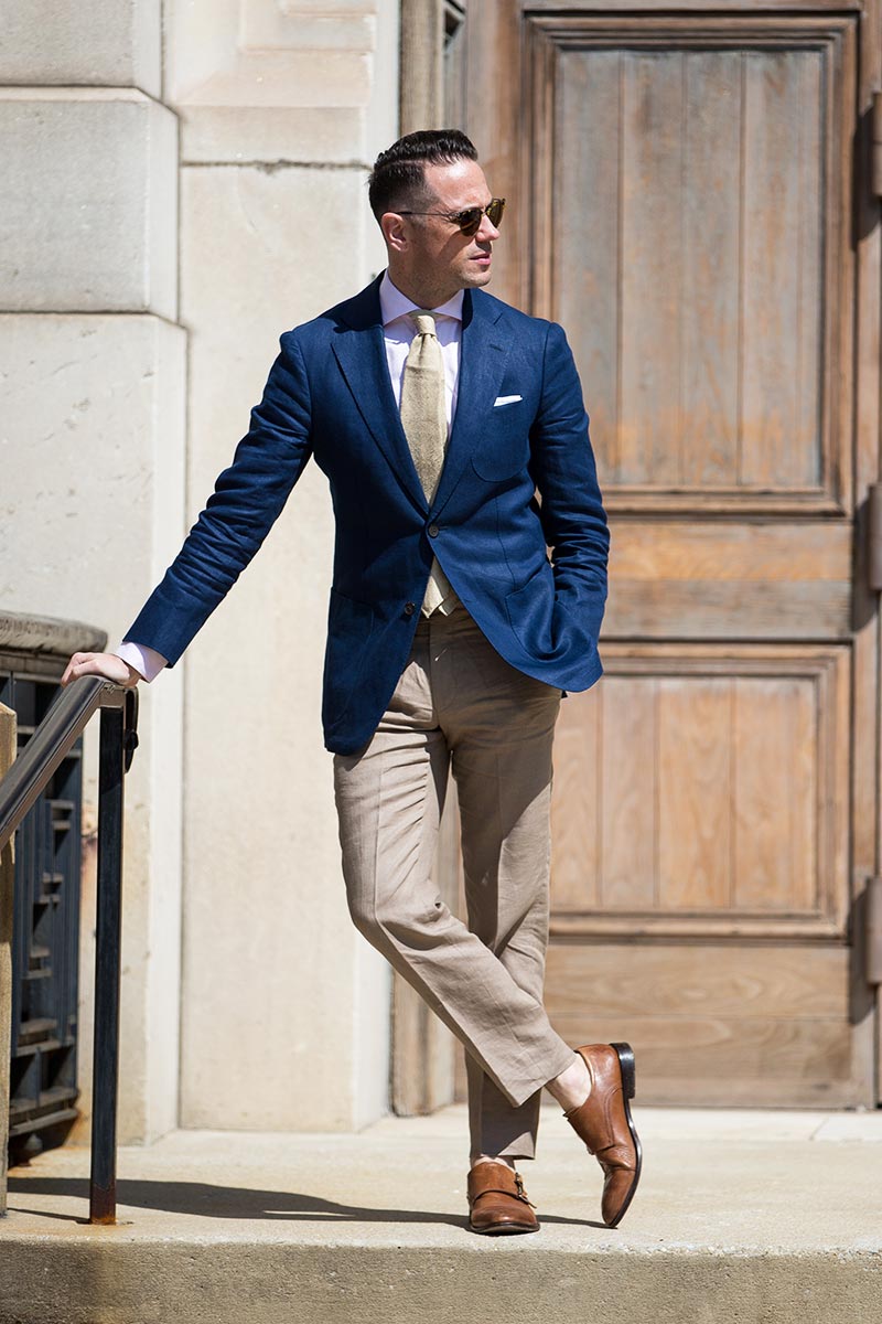 How To Pull Off Linen Trousers At Work He Spoke Style